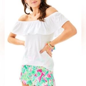 Lilly Pulitzer La Fortuna Top Resort White
